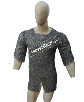 10 mm Aluminum Flat Riveted Solid Maille Chest 32