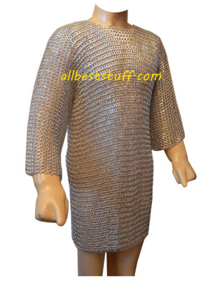 50 Chest Aluminum Chain Mail Shirt Flat Solid Ring Combination