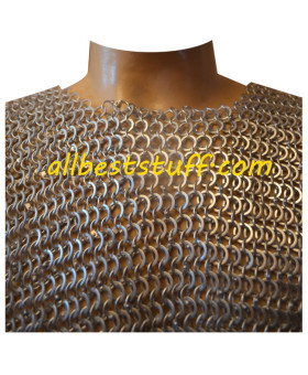 Light Weight Round Riveted Flat Solid Aluminum Chest 34