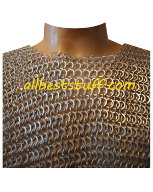 Light Weight Round Riveted Flat Solid Aluminum Chest 34