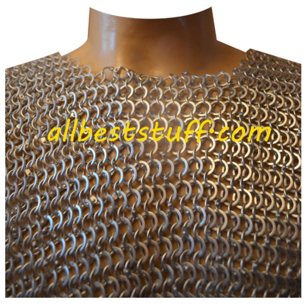 Light Weight Round Riveted Flat Solid Aluminum Chest 34