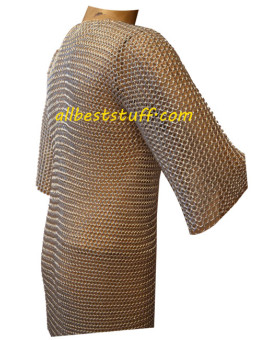 Chainmaille Hauberk Butted Aluminum Chest 43