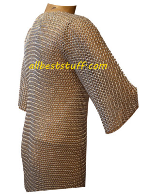Chainmaille Hauberk Butted Aluminum Chest 43