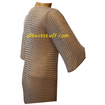Chainmaille Hauberk Butted Aluminum Chest 50