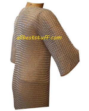 XXXL Butted Aluminum Maille Hauberk Comfort Chest 55