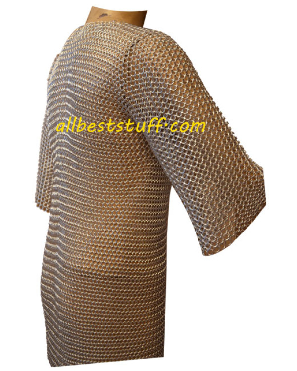 XXXL Butted Aluminum Maille Hauberk Comfort Chest 55