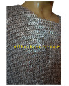 Light Weight Aluminum Chainmail Flat Riveted Ring Large image 1