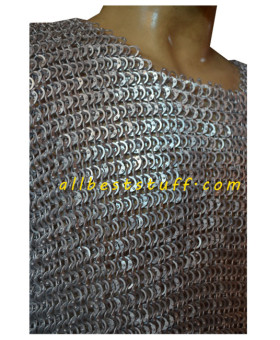 LARP Aluminum Maille Flat Riveted Chest 46
