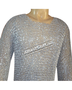 Larp Event Light Weight Maille Aluminum Round Riveted Chest 58