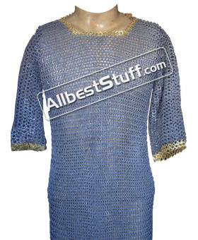 Aluminum Chain Mail for LARP Flat Riveted Chest 48