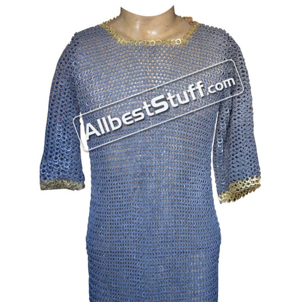 Aluminum Chain Mail for LARP Flat Riveted Chest 48