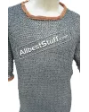 Aluminum Chainmail Shirt Flat Pin Riveted Actual Chest 40 image 1