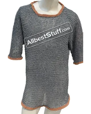 Aluminum Chain Mail Hauberk Full Flat Riveted Actual Chest 42