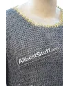 Aluminum Chain Mail Hauberk Full Riveted Pin Chest 42 Long image 1