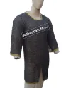 Aluminum Chain Mail Hauberk Full Riveted Pin Chest 42 Long image 4