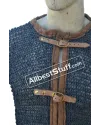 Full Round Riveted Aluminum Sleeveless Chain Mail Shirt Chest 50 image 2