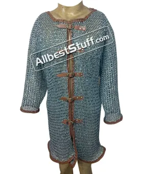 Aluminum Chain Mail Shirt Full Round Riveted Maille Chest 50
