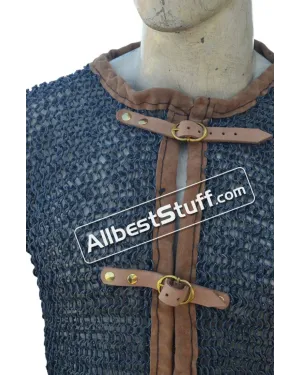 Aluminum Chain Mail Shirt Full Round Riveted Maille Chest 50