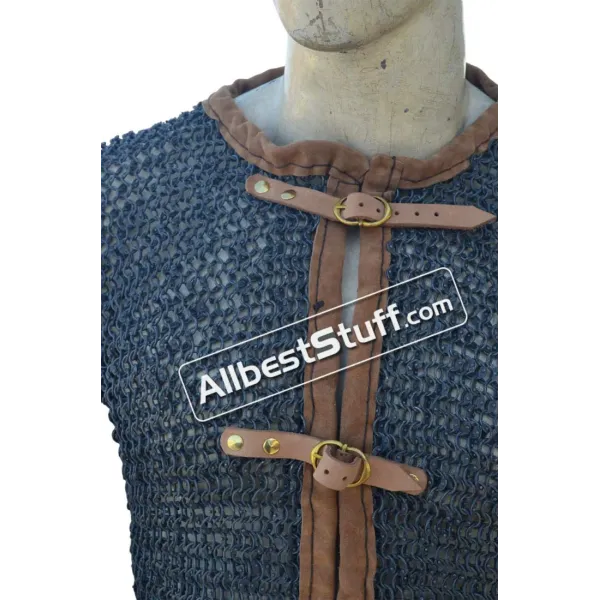 Aluminum Chain Mail Shirt Full Round Riveted Maille Chest 50