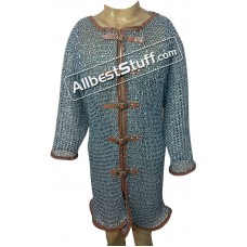Aluminum Chain Mail Shirt Full Round Riveted Maille Chest 50