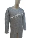 Aluminum Hauberk Full Flat Riveted Chest 48 Chainmail Shirt image 6