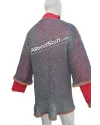 Flat Washer Chain Mail Hauberk Aluminum Dome Riveted Chest 54 image 2