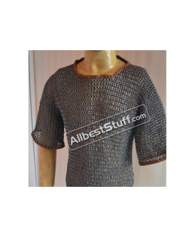 Full Flat Riveted Aluminum Chain Mail T-Shirt