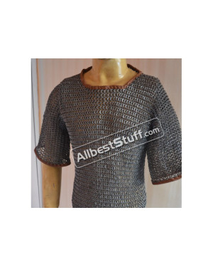 Full Flat Riveted Aluminum Chain Mail T-Shirt