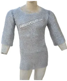 Flat Riveted Solid Washers Chain Maille Haubergeon Chest 38