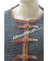 Front Open Aluminum Chainmail Shirt Full Flat Riveted Chest 46 image 3