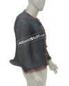 Front Open Aluminum Chainmail Shirt Full Flat Riveted Chest 46 image 6