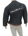 Front Open Aluminum Chainmail Shirt Full Flat Riveted Chest 46 image 7