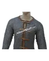 Front Open Aluminum Chainmail Shirt Full Flat Riveted Chest 46 image 9