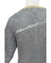 Half Sleeve Aluminum Round Riveted Long Length Hauberk Chest 52 image 1