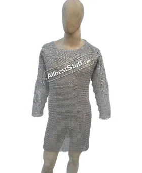 Large Light Weight LARP Aluminum Maille Round Washer Chest 48