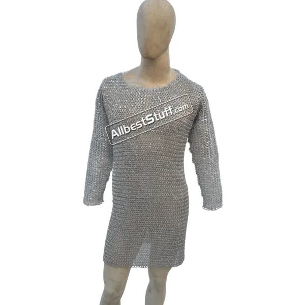 Large Light Weight LARP Aluminum Maille Round Washer Chest 48