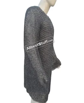 Round Dome Riveted Aluminum Maille Chest 44 Long