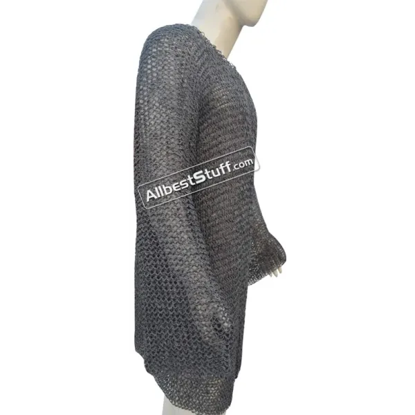 Round Dome Riveted Aluminum Maille Chest 44 Long