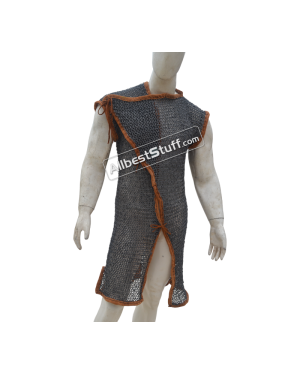 Round Ring Aluminum Chainmail Shirt Overlap Chest 50