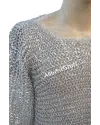 Round Riveted Aluminum Chainmaille Chest 46 full sleeve image 2