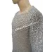 Round Riveted Aluminum Chainmaille Chest 46 full sleeve
