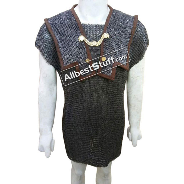 XL Flat Dome Riveted Aluminum Hamata Long Length Chest 54