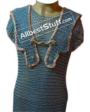 Butted Steel Chain Mail Roman Hamata Chest 40
