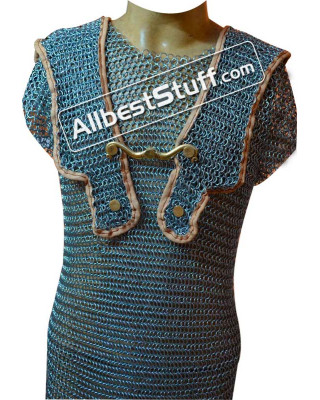 Butted Steel Chain Mail Roman Hamata Chest 40