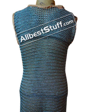 Butted Steel Maille Roman Hamata Chest Size 55 Long