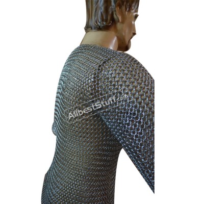 Chain Mail Shirt with Butted Rings 10 mm Chest 34 Length 34