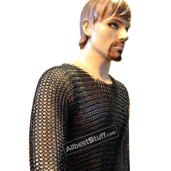 Chain Maille Hauberk Butted 16 Gauge Chest Size 40