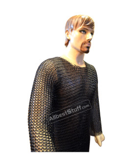Large Butted Chain Mail Hauberk 16 Gauge Comfort fit for Chest 44