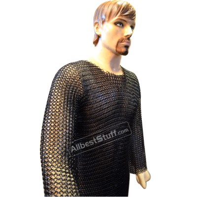 Large Butted Chain Mail Hauberk 16 Gauge Comfort fit for Chest 44