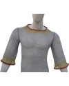 Chain mail Hauberk Butted Steel Armour XL Shirt Chest 45 image 2